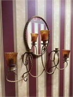 Mirror & Sconces