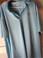 F6) Men's 2x light blue shirt