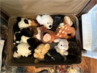 Vintage Suitcase Filled with Stuffies