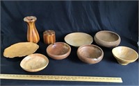 Wood bowls and others
