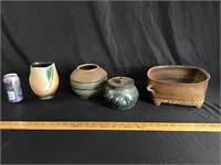 Lot of pottery items shown