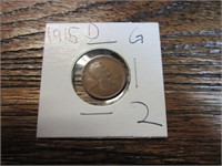 1915 One Cent Coin