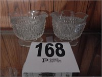GLASS CANDLE HOLDER 3"
