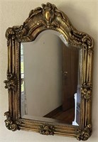 Gilt Hand Carved Wood Mirror
