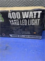 400 W LED yard light still in the box....25b