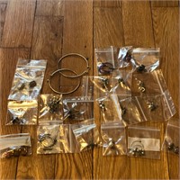 (20) Pairs of Mixed Pierced Earrings