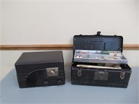 Radio & Tackle Box / Radio & coffre à pêche