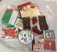 Christmas Tins, CD’s, Runner, Table Cloth