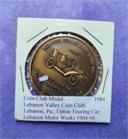 Lebanon Valley Coin Club Medal
