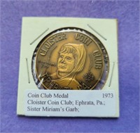 Cloister Coin Club Medal