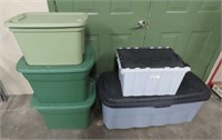 5 Storage Totes