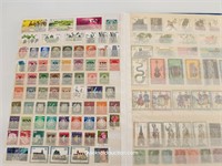 Binder Full Of Stamps From Around The World