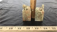 Carved soap stone/marble stamps
