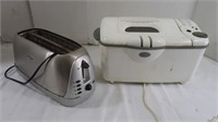 Oster 4 Slice Toaster (used) and Deep Fryer