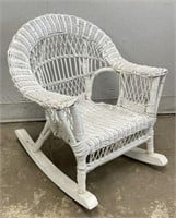 Wicker Child's Rocking Chair