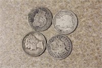 Lot of 4 Dimes