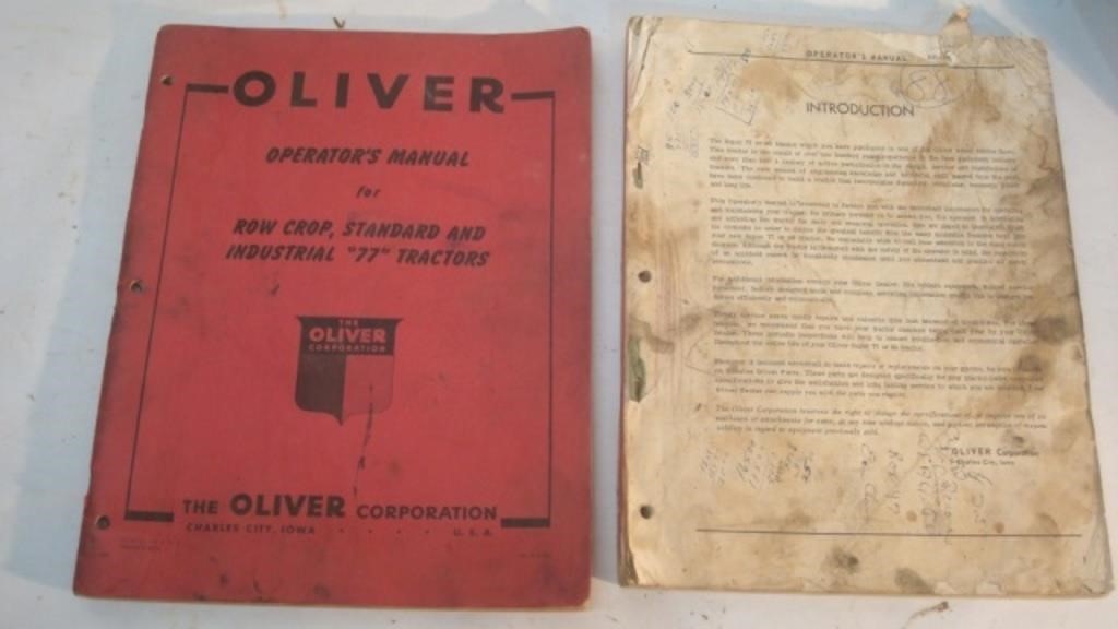 OLIVER 77 Manuals