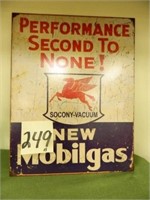 Mobilgas Tin Sign (13x16") (Newer)