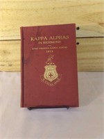 Kappa Alphas In Richmond Directory, 1915