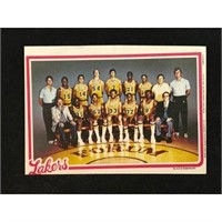 1980 Topps Basketball Poster Lakers Magic Rookie
