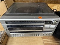 Sears AM/FM Stereo Receiver, Double Casette