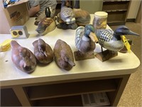 6 - Decoys & Carvings Wooden Ducks