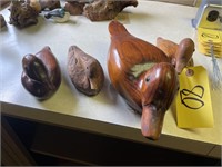 4 - Decoys & Carvings Wooden Ducks