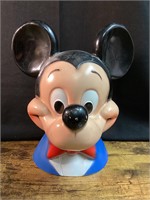 MICKEY MOUSE HEAD BUST COIN BANK