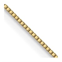 14K -  Box Spring Ring Clasp Chain