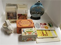 Lot w/ Various Recipe Holders & Recipes, Ceramic