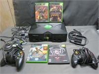 Microsoft Xbox Video Game System 4 Games Bundle
