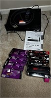 Panasonic VHS Player & Tapes