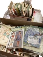 Assorted sewing patterns