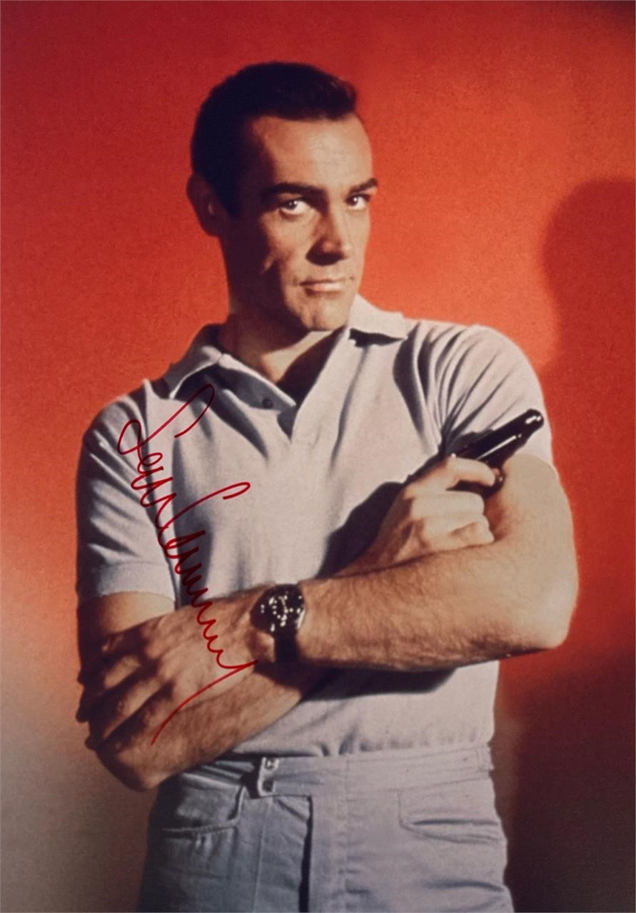 Autograph COA 007 Sean Connery Photo