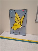 Stained glass butterfly wall hanger