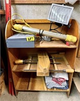 Shelf Contents - Work Lights, Clamps & More