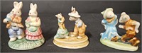 3 vintage China  porcelain ornaments