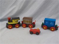 4 piece Mini Wooden Train