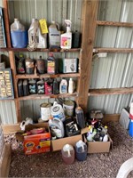 Lubricants, Paints, Other on Shelves/Floor