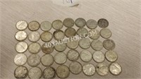 10¢ Canadian Silver Dimes 40 Pieces