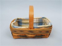 Longaberger Mini Basket with Family Signatures