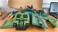 GI Joe shells and pieces