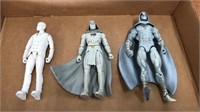 Lot of 3 Moon Knight Action Figures