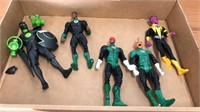 Lot of 5 Lantern DC Action Figures