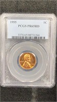 1955 Proof Lincoln PCGS PR65 RED