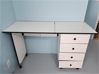 White Collapsible Desk