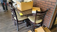 (4) Chairs, Table