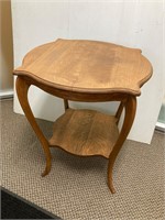 Wood table. 24” x 24” x 28” x 29” high