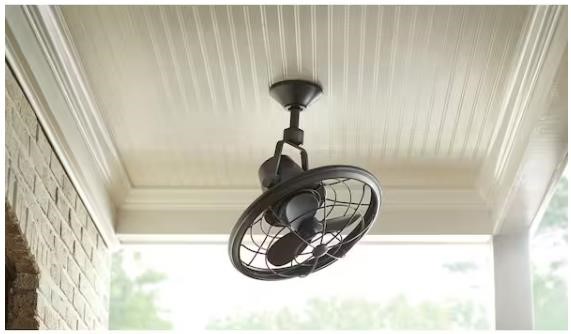 18 in. Indoor/Outdoor Oscillating Ceiling Fan