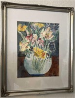 Original Water Color Floral Picture